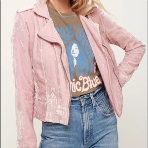 BB Dakota Pink Jacket You Stay NWT Med Small